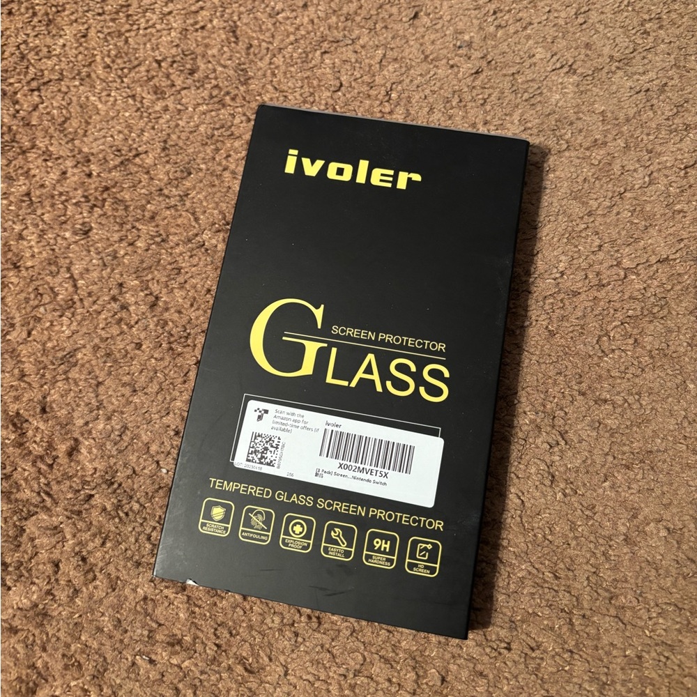 NINTENDO SWITCH TEMPERED GLASS SCREEN PROTECTOR protective clear strong hd scren
